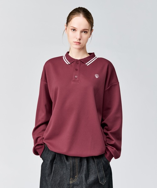 MOSS STITCH LONG POLO SHIRT / 鹿の子ロングポロシャツ（ポロシャツ