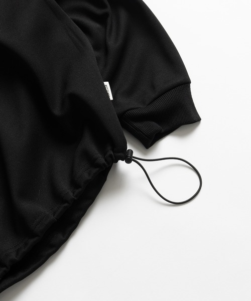 WETTEMPT（ウィテンプト）の「MOSS STITCH LONG POLO SHIRT / 鹿の子ロングポロシャツ（ポロシャツ・メンズ・ブラック/杢グレー/ベージュ/ネイビー/グレイッシュベージュ/レッド/チャコール/グレイッシュブルー/アイボリー/カーキ・SMALL/MEDIUM/LARGE）」の19枚目の写真