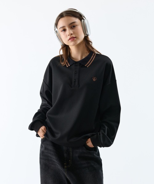MOSS STITCH LONG POLO SHIRT / 鹿の子ロングポロシャツ（ポロシャツ