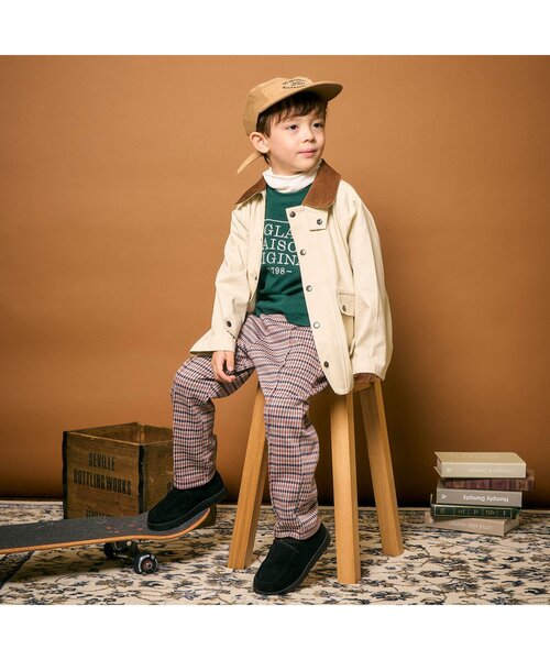 apres les cours（アプレレクール）の「ハイネックレイヤードTシャツ（Tシャツ/カットソー・キッズ・グリーン/その他2・80/90/100/110/120/130）」の10枚目の写真