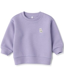 無印良品 | ベビー　あたまするっと二重編み刺繍入りスウェットシャツ(スウェット)