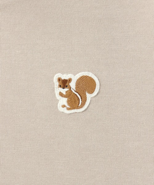 無印良品（ムジルシリョウヒン）の「ベビー　あたまするっと二重編み刺繍入りスウェットシャツ（スウェット・キッズ・パープル系/ライトベージュ/スモーキーグリーン系/その他/ピンク/イエロー・80/90/100）」の9枚目の写真