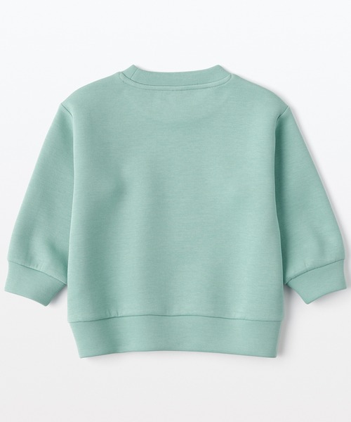 無印良品（ムジルシリョウヒン）の「ベビー　あたまするっと二重編み刺繍入りスウェットシャツ（スウェット・キッズ・パープル系/ライトベージュ/スモーキーグリーン系/その他/ピンク/イエロー・80/90/100）」の11枚目の写真