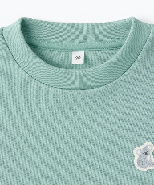 無印良品（ムジルシリョウヒン）の「ベビー　あたまするっと二重編み刺繍入りスウェットシャツ（スウェット・キッズ・パープル系/ライトベージュ/スモーキーグリーン系/その他/ピンク/イエロー・80/90/100）」の12枚目の写真