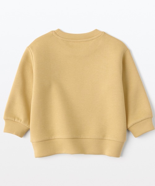 無印良品（ムジルシリョウヒン）の「ベビー　あたまするっと二重編み刺繍入りスウェットシャツ（スウェット・キッズ・パープル系/ライトベージュ/スモーキーグリーン系/その他/ピンク/イエロー・80/90/100）」の17枚目の写真