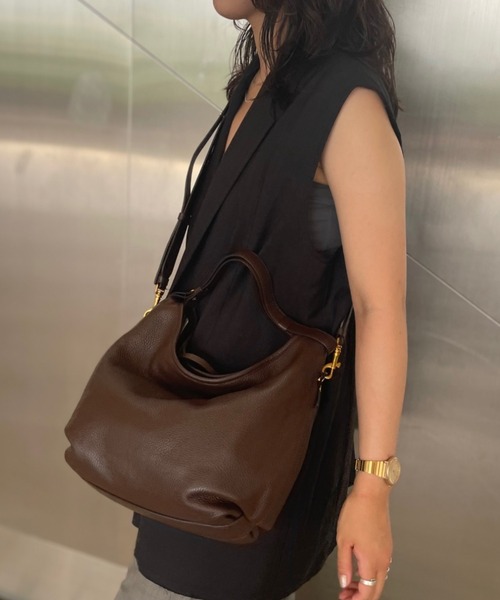 Scrap Book（スクラップブック）の「【LORISTELLA】LORIS TELLA ムーンショルダー（ショルダーバッグ・レディース・ブラウン/グレー・FREE）」の15枚目の写真