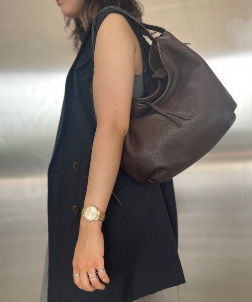 Scrap Book（スクラップブック）の「【LORISTELLA】LORIS TELLA ムーンショルダー（ショルダーバッグ・レディース・ブラウン/グレー・FREE）」の12枚目の写真