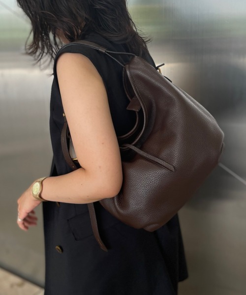 Scrap Book（スクラップブック）の「【LORISTELLA】LORIS TELLA ムーンショルダー（ショルダーバッグ・レディース・ブラウン/グレー・FREE）」の11枚目の写真