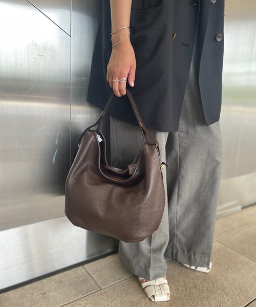 Scrap Book（スクラップブック）の「【LORISTELLA】LORIS TELLA ムーンショルダー（ショルダーバッグ・レディース・ブラウン/グレー・FREE）」の8枚目の写真