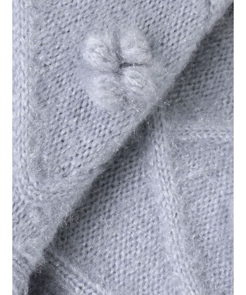 【セール】ぽこぽこお花ニットカーディガン（カーディガン/ボレロ）｜merry jenny（メリージェニー）