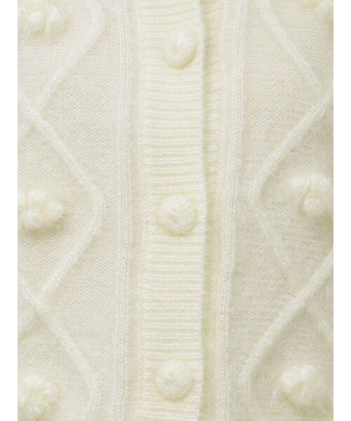 【セール】ぽこぽこお花ニットカーディガン（カーディガン/ボレロ）｜merry jenny（メリージェニー）