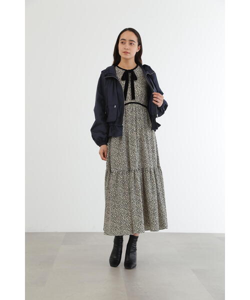 JILL STUART（ジルスチュアート）の「◆モノトーンフラワーワンピース（ワンピース・レディース・ブラック/レッド・2/4）」の11枚目の写真