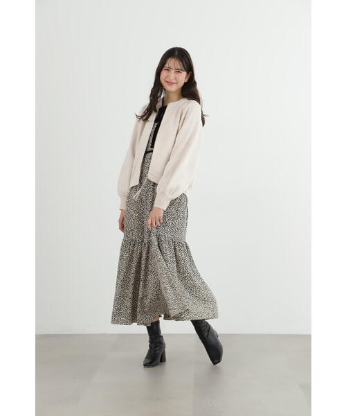 JILL STUART（ジルスチュアート）の「◆モノトーンフラワーワンピース（ワンピース・レディース・ブラック/レッド・2/4）」の12枚目の写真