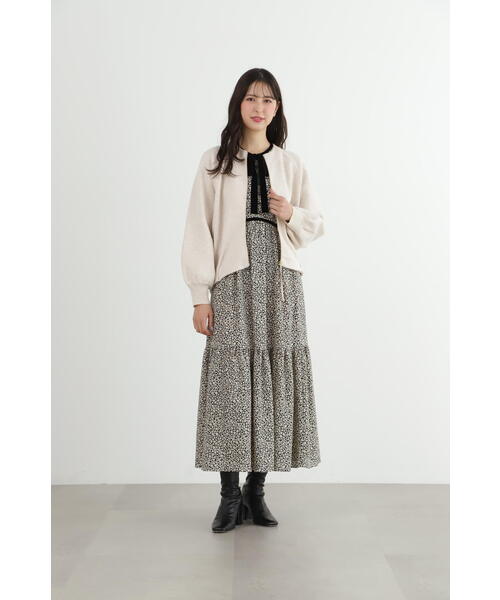 JILL STUART（ジルスチュアート）の「◆モノトーンフラワーワンピース（ワンピース・レディース・ブラック/レッド・2/4）」の13枚目の写真