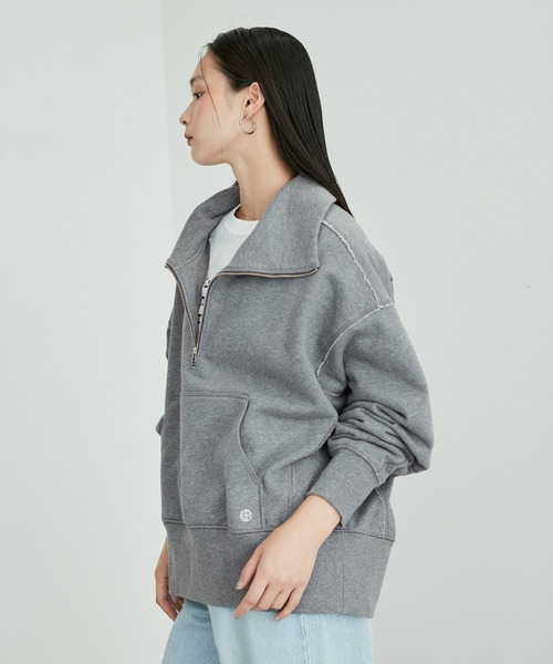 ADAM ET ROPE’ 「サステナブル・洗える」ハーフZIPミドルスウェット 楽天市場】【SALE／40%OFF】【サステナブル・洗える】ハーフZIP