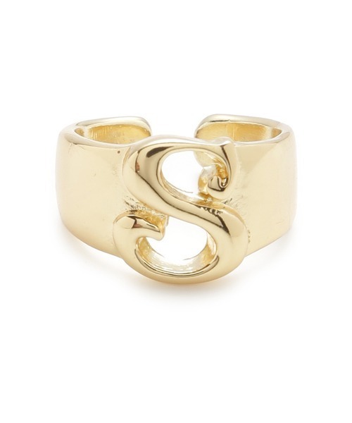 LILY BROWN（リリーブラウン）の「イニシャルリング（リング・レディース・シルバー系1/シルバー系2/シルバー系3/シルバー系4/シルバー系5/ゴールド系1/ゴールド系2/ゴールド系3/ゴールド系4/ゴールド系5・FREE）」の6枚目の写真