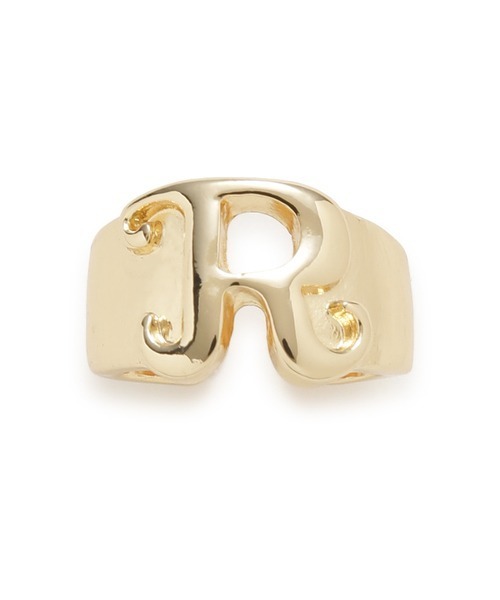 LILY BROWN（リリーブラウン）の「イニシャルリング（リング・レディース・シルバー系1/シルバー系2/シルバー系3/シルバー系4/シルバー系5/ゴールド系1/ゴールド系2/ゴールド系3/ゴールド系4/ゴールド系5・FREE）」の8枚目の写真