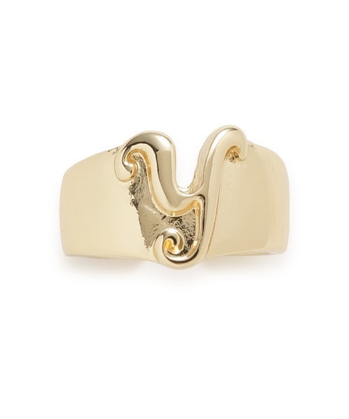 LILY BROWN（リリーブラウン）の「イニシャルリング（リング・レディース・シルバー系1/シルバー系2/シルバー系3/シルバー系4/シルバー系5/ゴールド系1/ゴールド系2/ゴールド系3/ゴールド系4/ゴールド系5・FREE）」の10枚目の写真