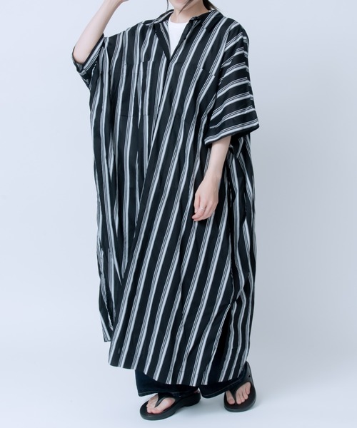 LOSUCA（ロスカ）の「キャンブリックボイル ドルマンワンピース（ワンピース・レディース・ブルー系その他/オフホワイト/ブラック系その他/ブラック・FREE）」の20枚目の写真