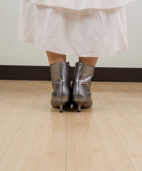 FABIO RUSCONI（ファビオルスコーニ）の「【FABIO RUSCONI/ファビオルスコーニ】サイドジップ ショートブーツ（ブーツ・レディース・ブラック/シルバー・38/36/37/39）」の10枚目の写真