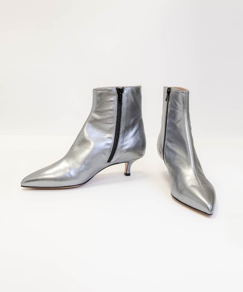 FABIO RUSCONI（ファビオルスコーニ）の「【FABIO RUSCONI/ファビオルスコーニ】サイドジップ ショートブーツ（ブーツ・レディース・ブラック/シルバー・38/36/37/39）」の14枚目の写真