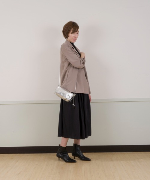 FABIO RUSCONI（ファビオルスコーニ）の「【FABIO RUSCONI/ファビオルスコーニ】サイドジップ ショートブーツ（ブーツ・レディース・ブラック/シルバー・38/36/37/39）」の18枚目の写真