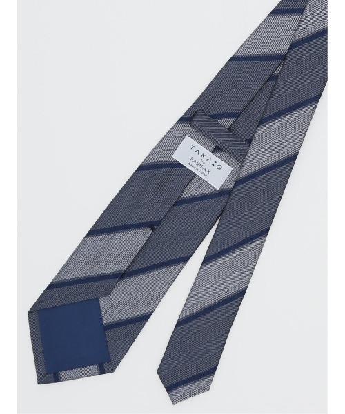 タカキュー×FAIRFAX シルクストライプ柄 ネクタイ 8.0cm幅(ネクタイ)|FAIRFAX(フェアファクス) タカキュー×FAIRFAX シルクストライプ柄 ネクタイ 8.0cm幅(ネクタイ)|FAIRFAX(フェアファクス)