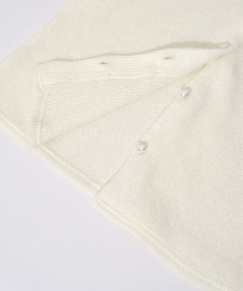 flower（フラワー）の「ピュアハートカーディガン（ニット/セーター・レディース・ホワイト/ピンク・FREE）」の16枚目の写真