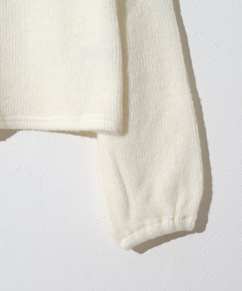 flower（フラワー）の「ピュアハートカーディガン（ニット/セーター・レディース・ホワイト/ピンク・FREE）」の17枚目の写真