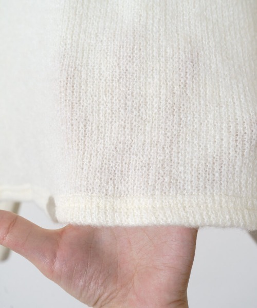 flower（フラワー）の「ピュアハートカーディガン（ニット/セーター・レディース・ホワイト/ピンク・FREE）」の18枚目の写真