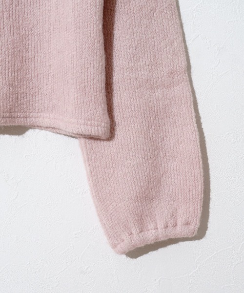 flower（フラワー）の「ピュアハートカーディガン（ニット/セーター・レディース・ホワイト/ピンク・FREE）」の6枚目の写真