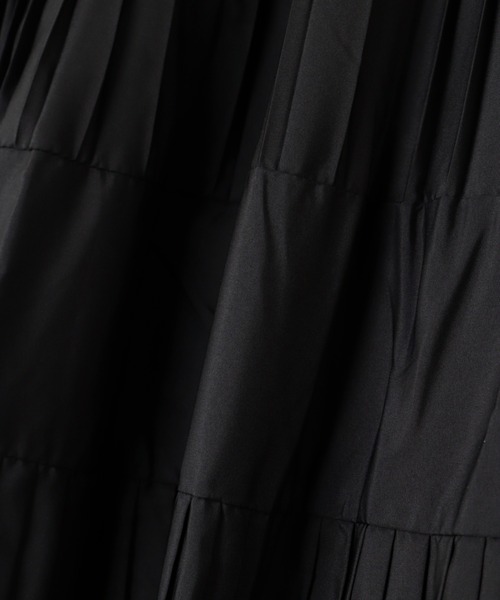 ROSE BUD（ローズバッド）の「【WEB・一部店舗限定】プリーツティアードスカート（スカート・レディース・ブラック/カーキ/ベージュ・FREE）」の4枚目の写真