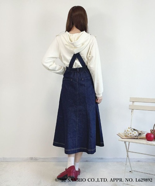 F i.n.t(フィント)の「スカーフ付きスウェットパーカー/ハローキティ/fint フィント(パーカー・レディース・アイボリー・FREE)」の8枚目の写真