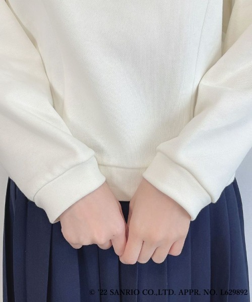 F i.n.t(フィント)の「スカーフ付きスウェットパーカー/ハローキティ/fint フィント(パーカー・レディース・アイボリー・FREE)」の13枚目の写真