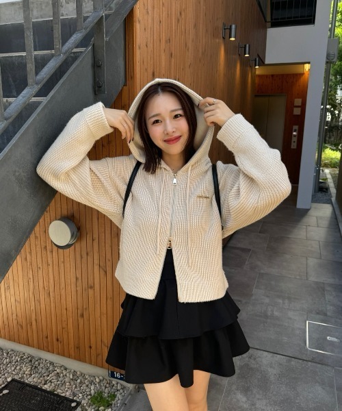 KCロゴ フード付きアウターウェア KCロゴ フード付きアウターウェア KCロゴ フード付きアウターウェア