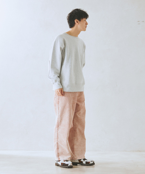 JOURNAL STANDARD relume（ジャーナルスタンダード　レリューム）の「サルファーダイ コーデュロイ 5ポケットパンツ（デニムパンツ・メンズ・ブラック/ピンク/ネイビー・MEDIUM/LARGE）」の8枚目の写真