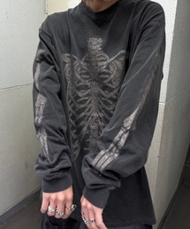 XU | 【Never mind the XU】skeleton long sleeve tee / 【ネバーマインド ザ エックスユー】スケルトン長袖Ｔシャツ(Tシャツ/カットソー)