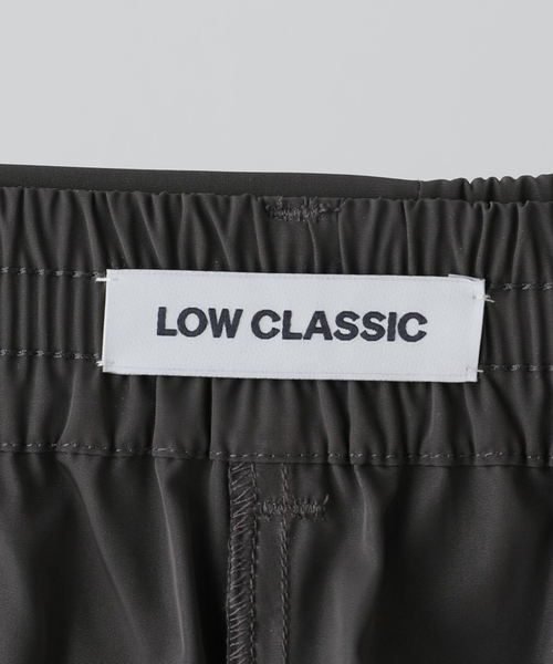 LOW CLASSIC（ロウ　クラシック）の「【LOW CLASSIC/ロウ・クラシック】 CONTRAST BANDING PANTS LW243PT06（その他パンツ・レディース・チャコールグレー/ブラウン・SMALL）」の4枚目の写真