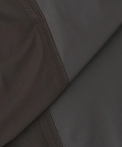 LOW CLASSIC（ロウ　クラシック）の「【LOW CLASSIC/ロウ・クラシック】 CONTRAST BANDING PANTS LW243PT06（その他パンツ・レディース・チャコールグレー/ブラウン・SMALL）」の20枚目の写真