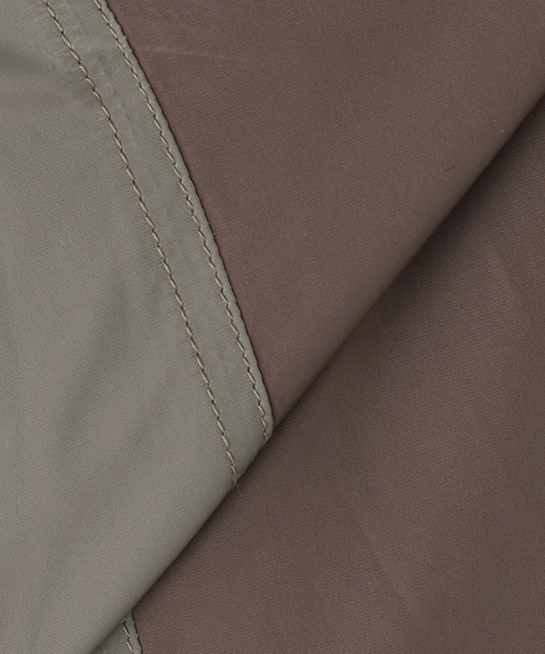 LOW CLASSIC（ロウ　クラシック）の「【LOW CLASSIC/ロウ・クラシック】 CONTRAST BANDING PANTS LW243PT06（その他パンツ・レディース・チャコールグレー/ブラウン・SMALL）」の21枚目の写真