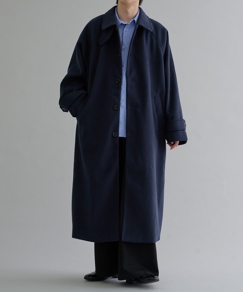 epnok（エプノック）の「2WAYステンカラーコート（ステンカラーコート・メンズ・ブラウン/ネイビー/モカ/チャコールグレー/ブラック・LARGE/MEDIUM/SMALL）」の14枚目の写真