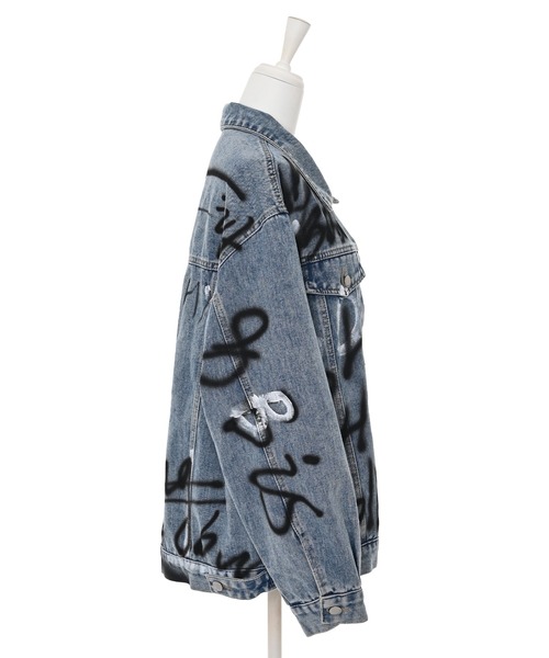 Narcissus】ペイントデニムジャケット