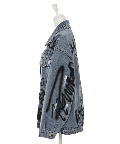 Narcissus】ペイントデニムジャケット