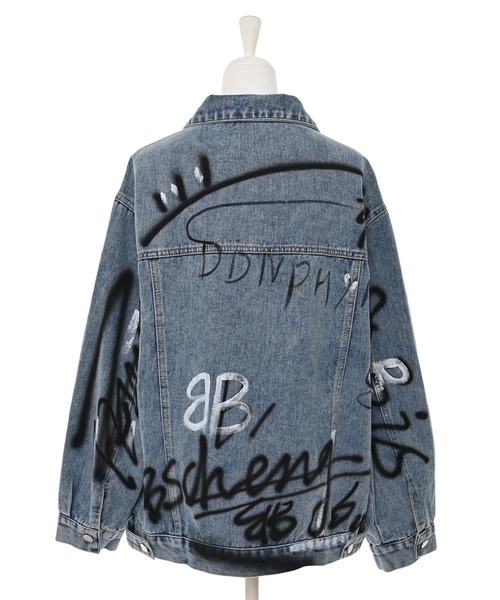 Narcissus】ペイントデニムジャケット Narcissus】ペイントデニム