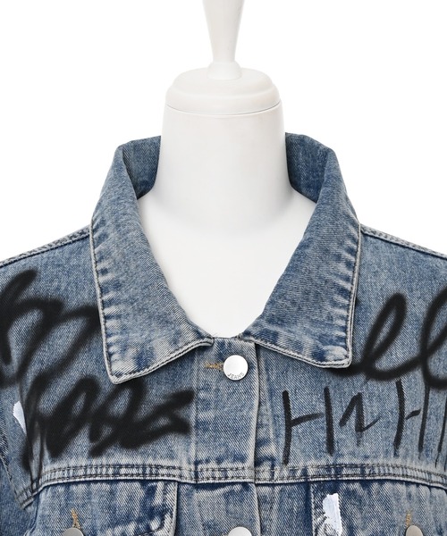Narcissus】ペイントデニムジャケット