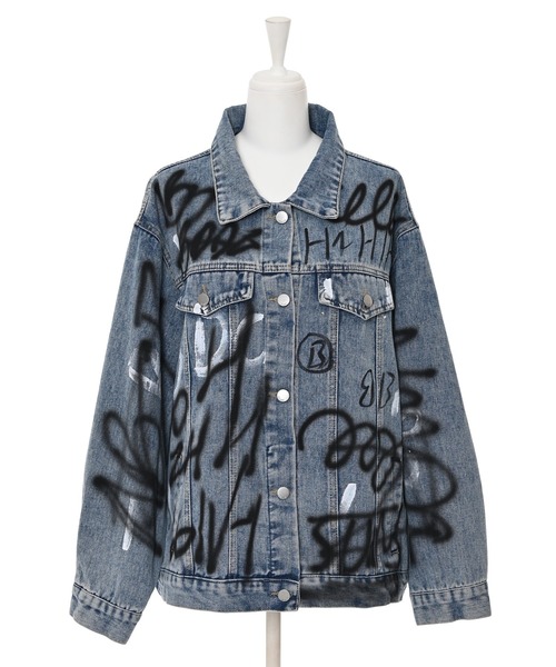 Narcissus】ペイントデニムジャケット