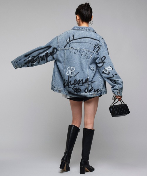 Narcissus】ペイントデニムジャケット