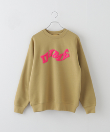 【Dime/ダイム】 COLLEGE CREWNECK：裏起毛スウェット