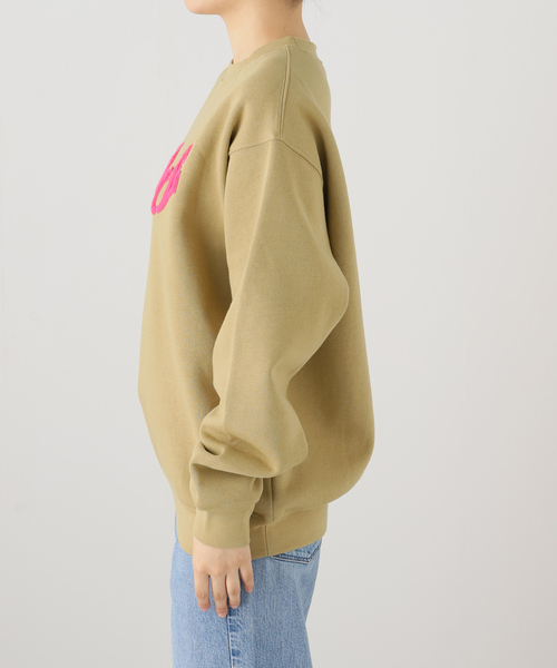 セール】【Dime/ダイム】 COLLEGE CREWNECK：裏起毛スウェット