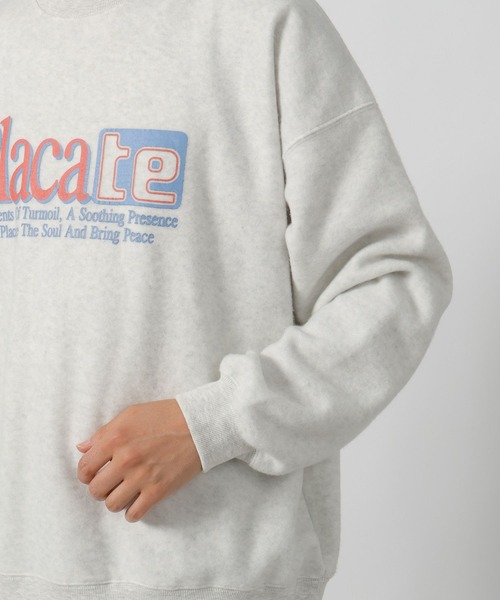 LAKOLE（ラコレ）の「リバーススウェットプリントプルオーバー